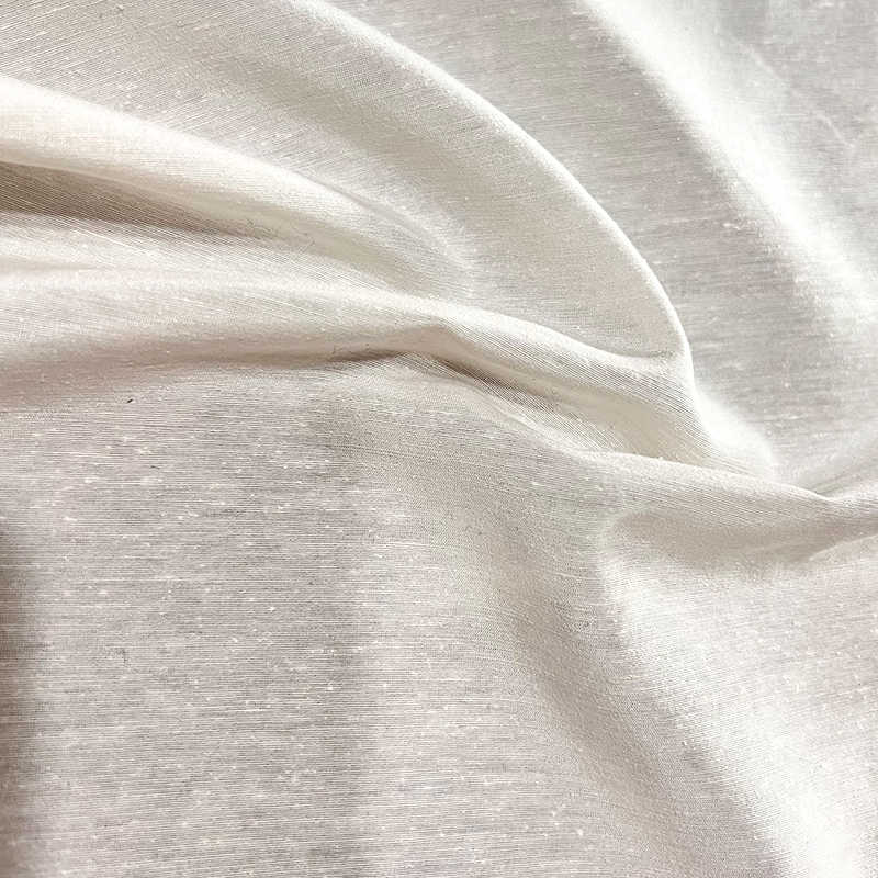 Noil silk fabric
